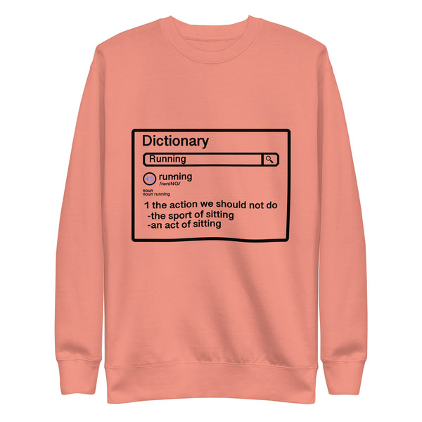 PINK Collection Running Defined Sweatshirt.